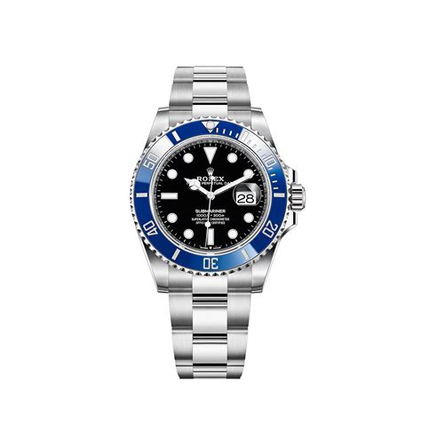 rolex submariner in 18-karat white gold|rolex m126619lb 0003.